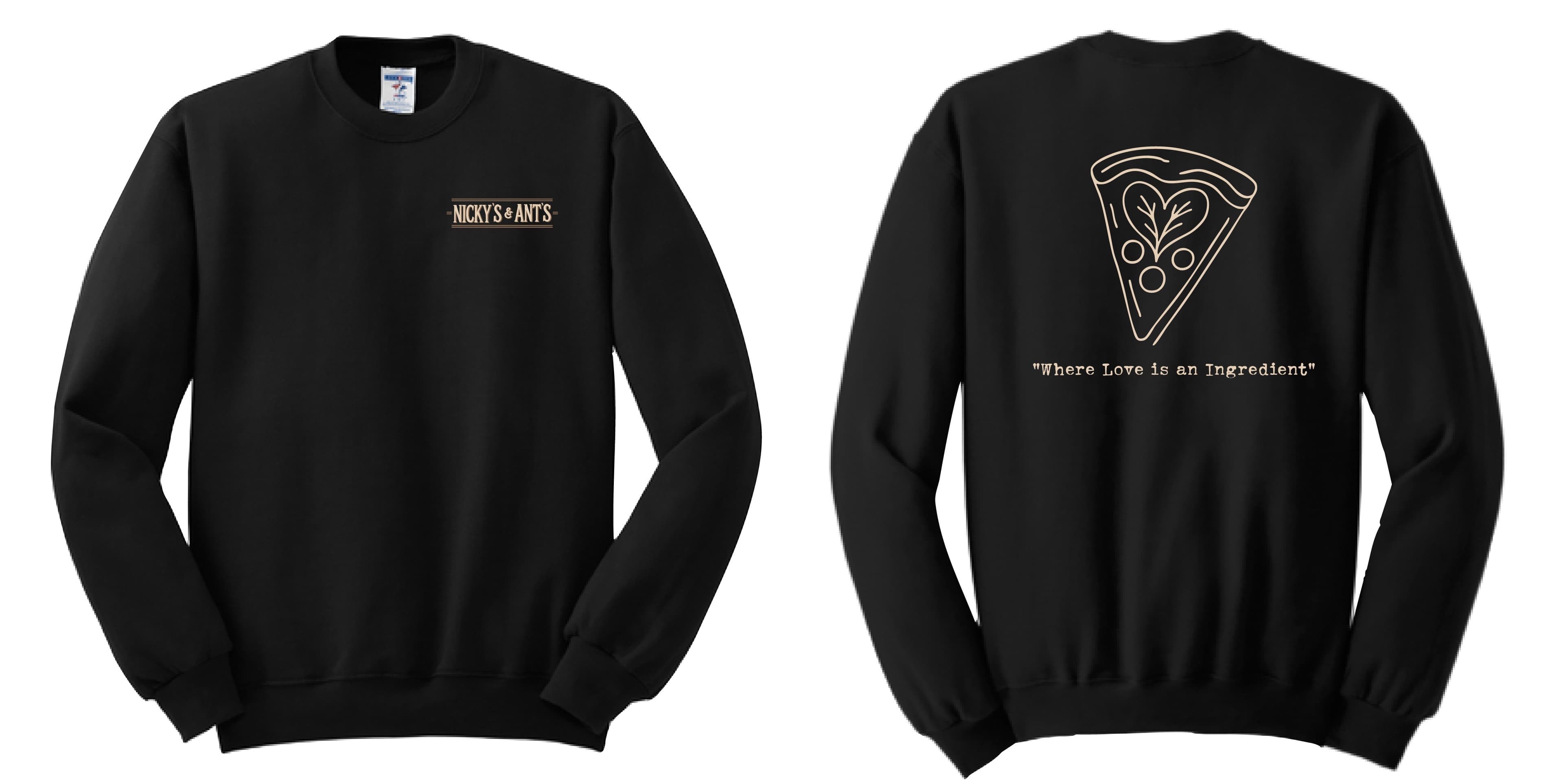 Nicky's & Ant's black sweatshirts